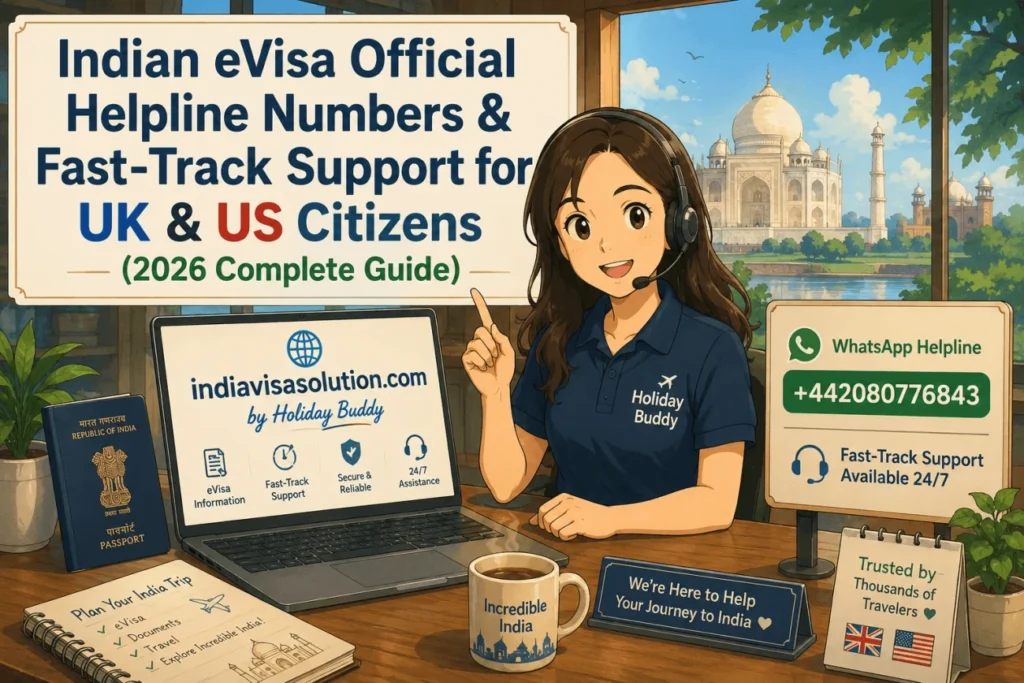 Indian eVisa helpline number