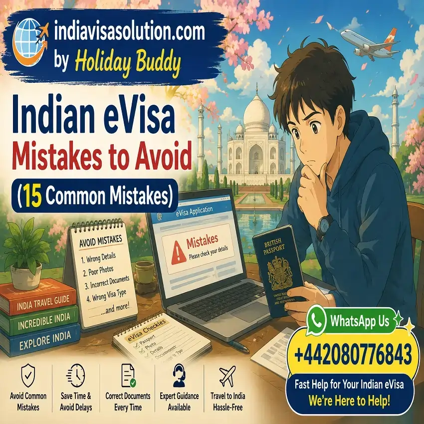 Indian eVisa Mistakes