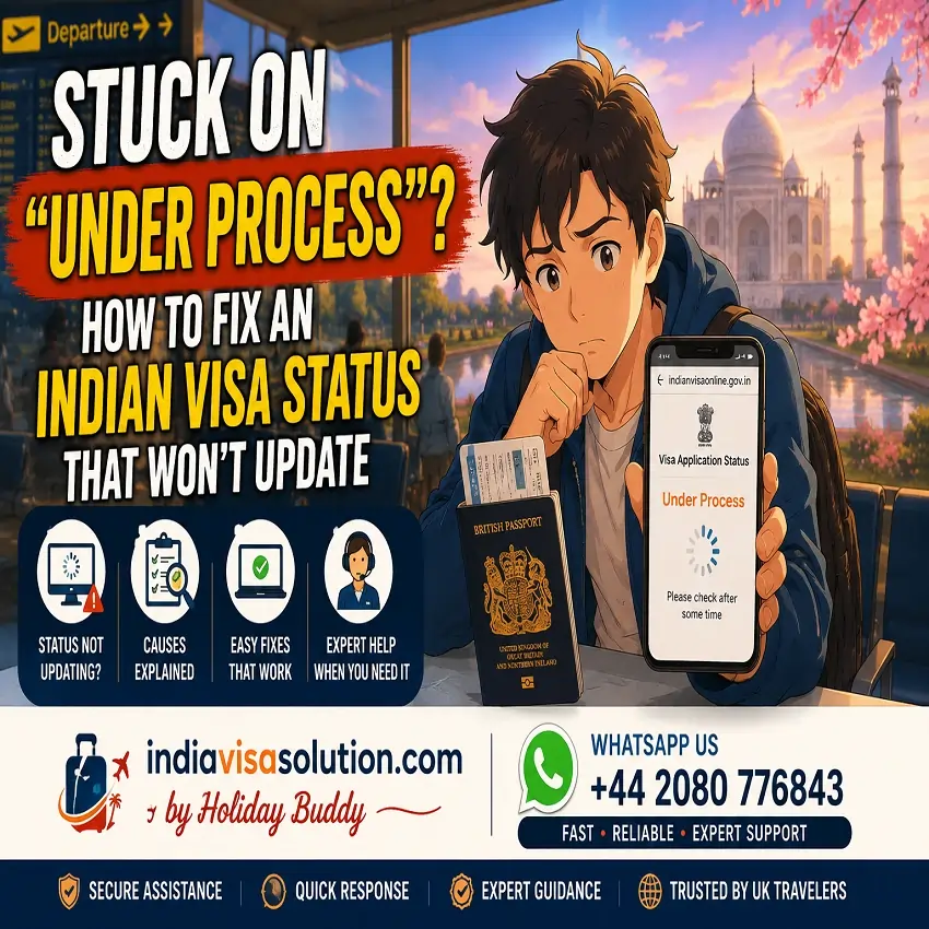 Indian Visa Status Not Updating