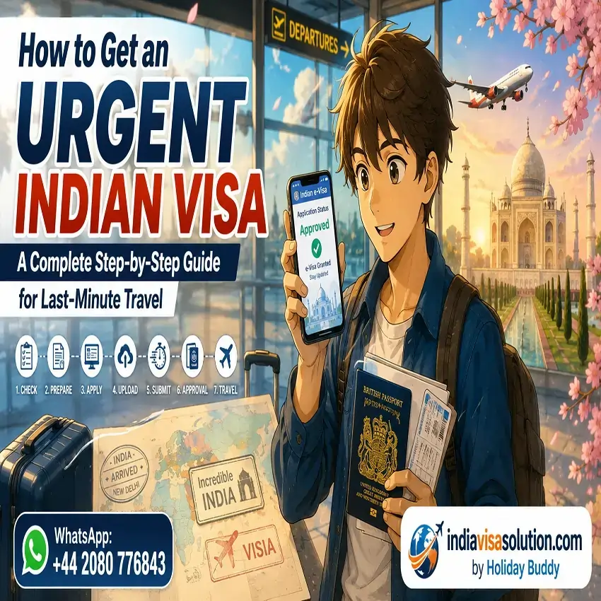 how to get urgent indian visa