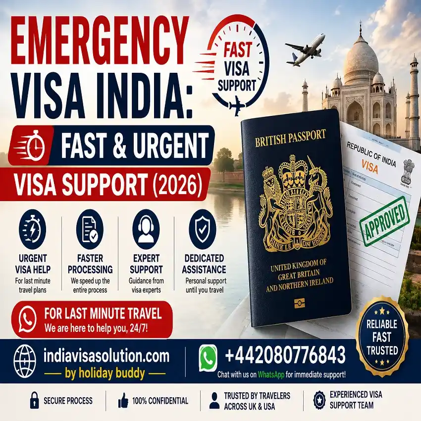 emergency visa india