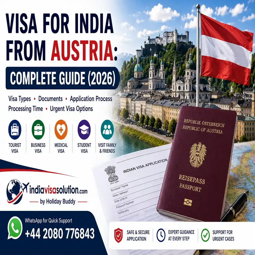 Visa for India from Austria