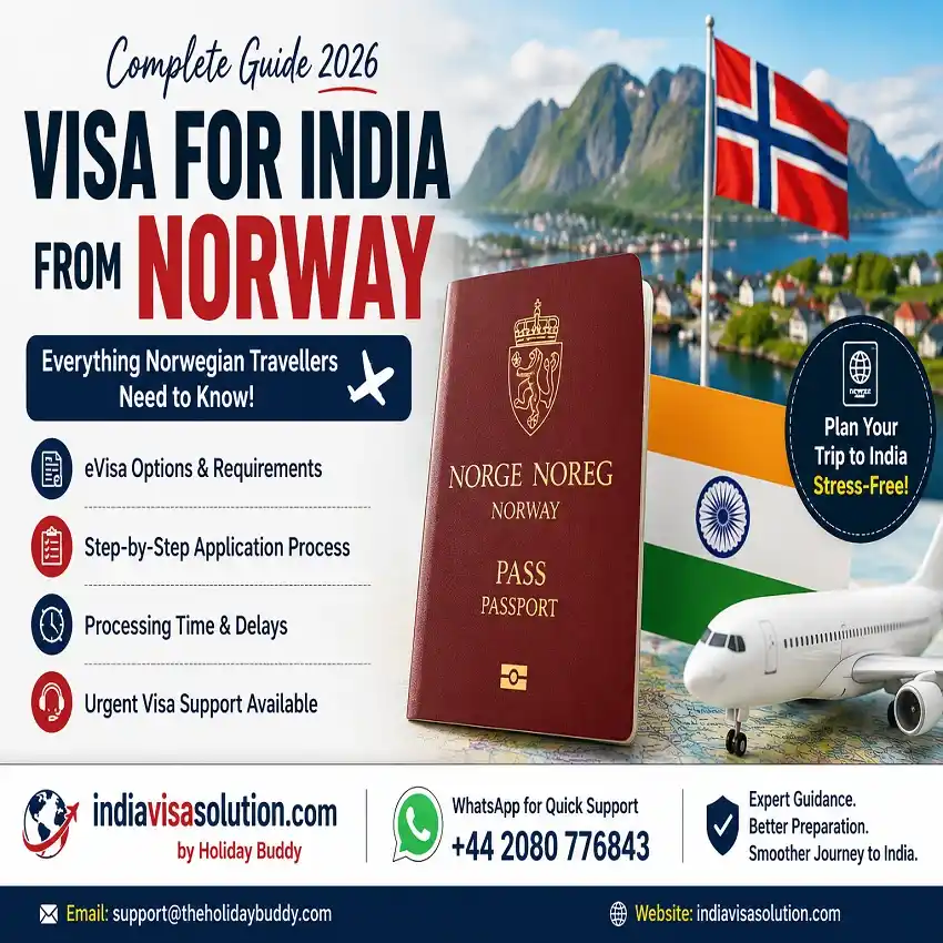 Visa for India from Norway