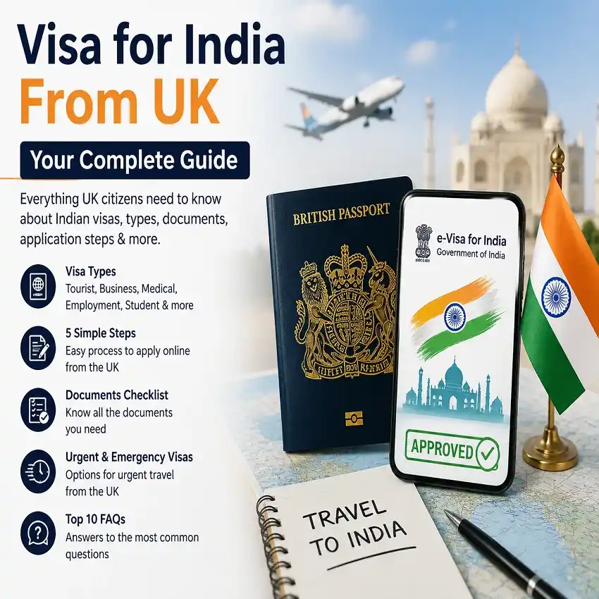 Visa for India from UK