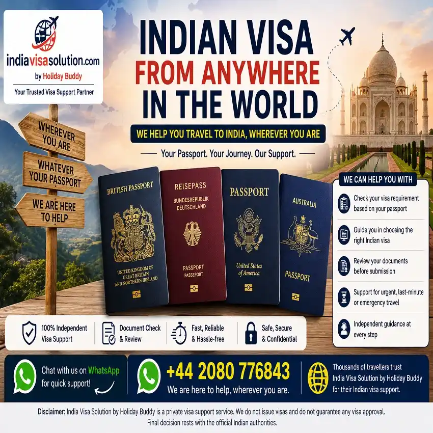Indian Visa from Anywhere in the World